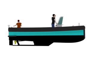 SMALL OPEN HARBOUR BOAT