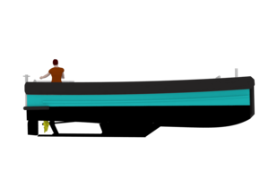 SMALL OPEN HARBOUR BOAT