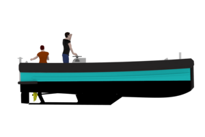 SMALL OPEN HARBOUR BOAT